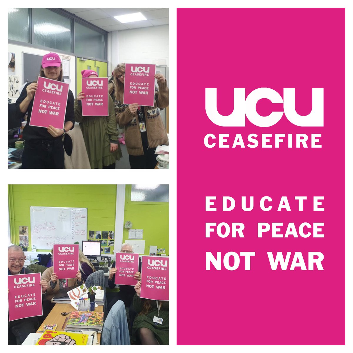 ChesterfieldUCU's tweet photo. #CeasefireNowDOA https://t.co/0zIwhbv8hh