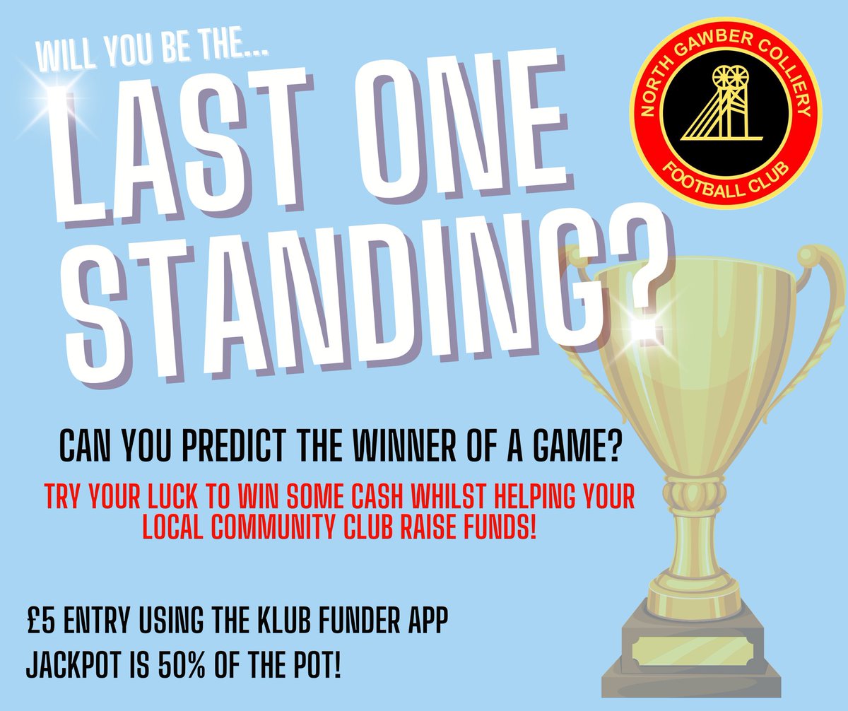 We have a new Last One Standing game starting this weekend!

It’s your chance to win cash as well as helping us raise funds!

See our Facebook post below for further details…
facebook.com/10009201104380…