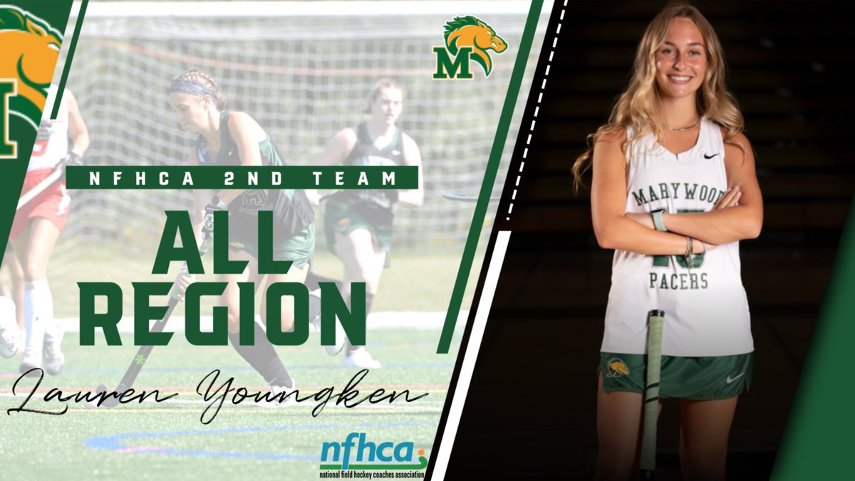 Congratulations to Cydney Lahr and Lauren Youngken on being named NFHCA 2nd Team All Region! #PacersNeverStop