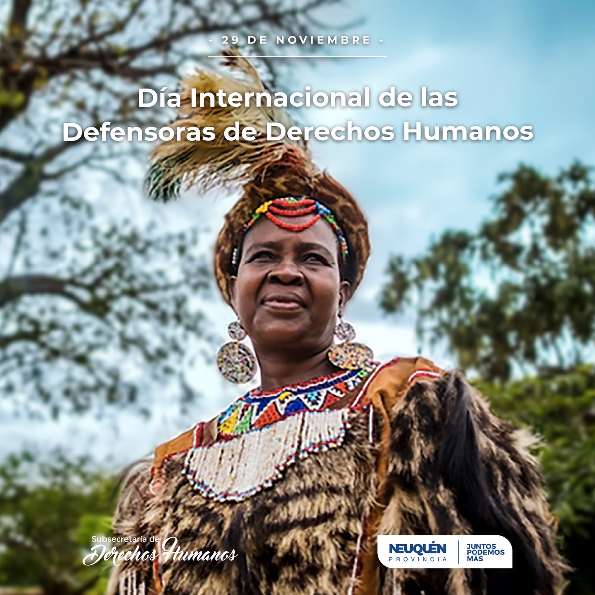 SubseDDHHnqn's tweet photo. #Efemerides 29 de noviembre DIA INTERNACIONAL DE LAS DEFENSORAS DE DERECHOS HUMANOS
Hoy rendimos homenaje a las miles de mujeres en todo el mundo que se dedican a la defensa y promoción de los #DerechosHumanos https://t.co/Z6wPbb9rKT