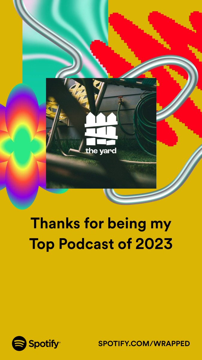 brianjilfeather's tweet photo. @TheYard - I enjoyed every one of the 6,134 minutes I spent with you in 2023. Thank you. #SpotifyWrapped   https://t.co/7yNVSQtTuG https://t.co/q0YFZtBWir