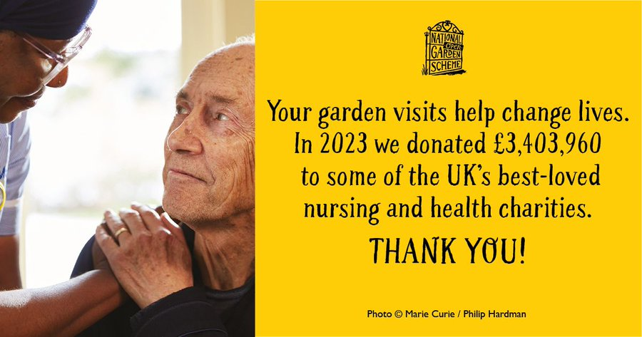 Thanks to you, this year a record £3,403,960 has been donated to some of the UK’s best-loved nursing and health charities.
Click to read more👉 bit.ly/3GkrdYX
#volunteers #gardensopenforcharity #impact #charity #donation #wellbeingwednesday #community