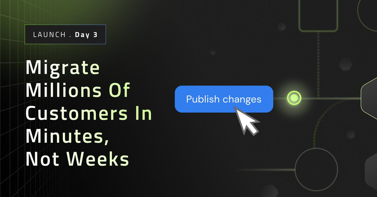 🚀 Launch Week, Day 3: Migrate Millions of Customers In Minutes, Not Weeks! 🚀

Iterating on your pricing and packaging is an absolute must for every fast-growing SaaS business and so the ability to operate high-scale pricing changes swiftly is now table stakes.