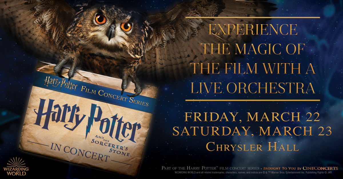 JUST ANNOUNCED! What could be better than Harry Potter™ in Concert? MORE Harry Potter™ in Concert. We’ve added another date at Chrysler Hall: March 23 at 2pm. Tickets are ON SALE NOW ➡️ bit.ly/47Utndn

#HarryPotterinConcert