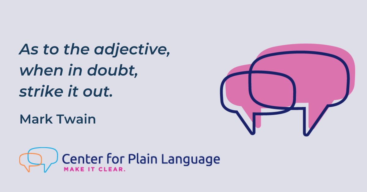 plain_language's tweet photo. #WednesdayWisdom #CenterForPlainLanguage https://t.co/DiMAuHxqM4