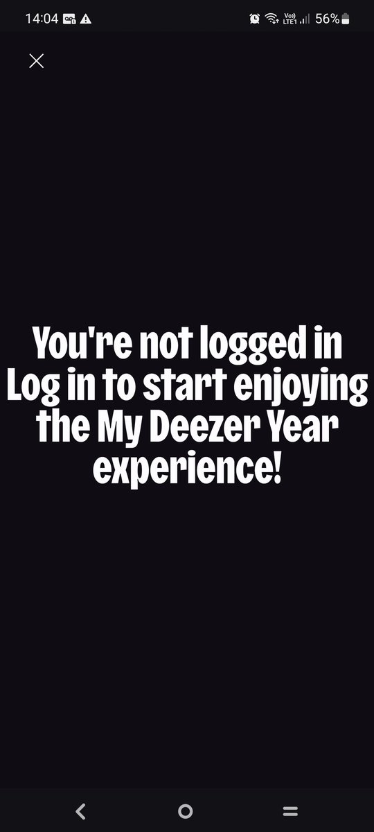 Pilpol's tweet photo. @DeezerBR me ajuda aqui, quero ver o meu My Deezer Year!!!!! Ps: estou logado sim! https://t.co/lXAyjD5Rrh