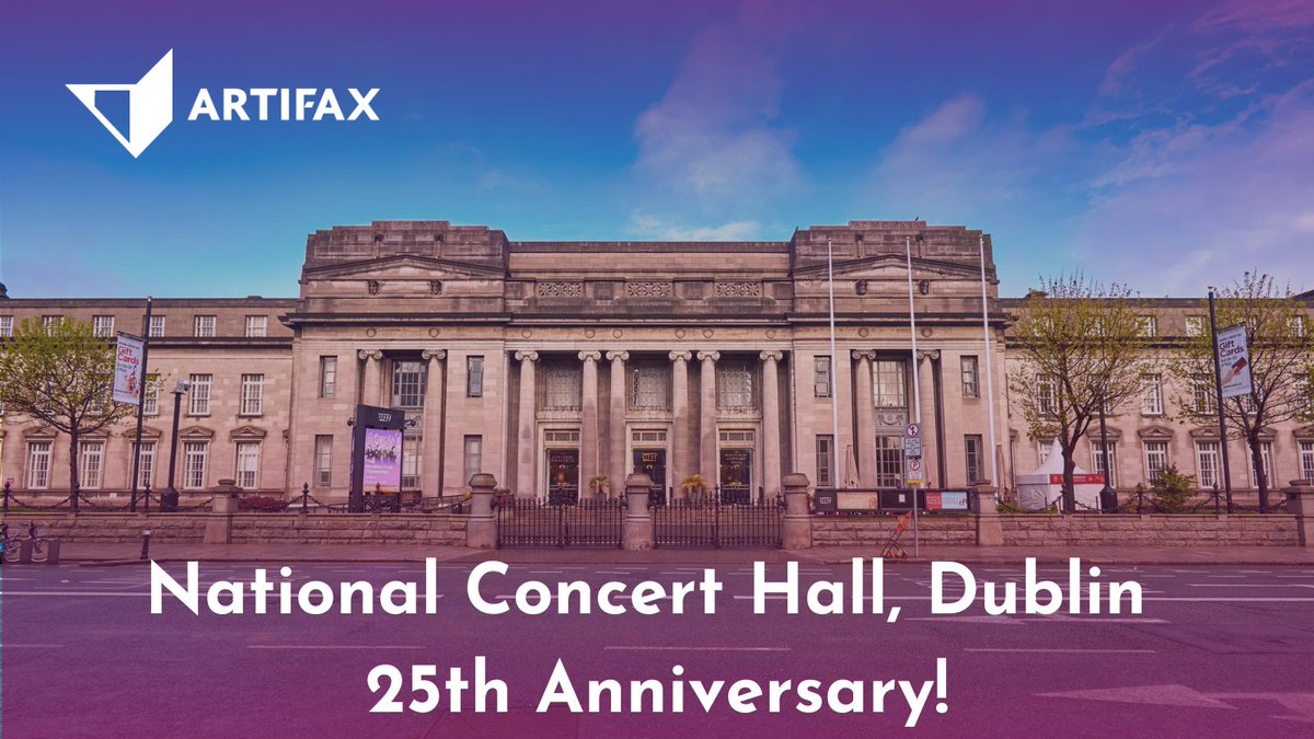 Artifaxsoftware's tweet image. Today we wish Dublin&apos;s National Concert Hall a very happy 25th Artifax Anniversary! 

Here&apos;s to many more years working with such an iconic venue, at the forefront of a city with such an exciting arts and cultural landscape. Today we celebrate you! 🎉