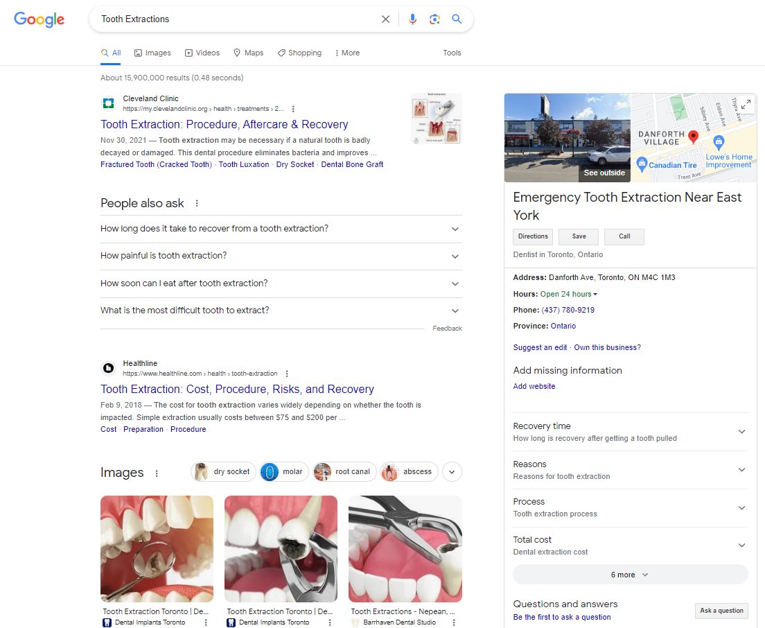 sergey_alakov's tweet image. Never seen quick health answer accordions in a local panel. In this case a spammy local panel...