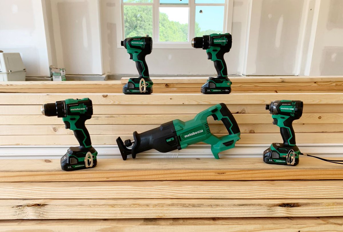 MetaboHPT_CAD's tweet photo. Built for the Pros! Choose high-performance tools that match your work ethic in any task. Trust Metabo HPT to deliver unparalleled reliability! GO GREEN!
#MetaboHPT #GOGreen #GeenMeansGo #ToolFamily #ToolCollection #Jobsite https://t.co/E5TJJh5mxK