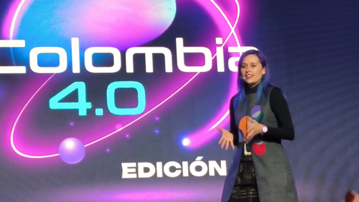 ImpactoTIC's tweet image. "Quiero invitar a la cocreacion  de ideas frente a los retos país y retos territorios", afirmó la viceministra de Transformación Digital, Sidney Bernal, en apertura de Colombia 4.0 #col4