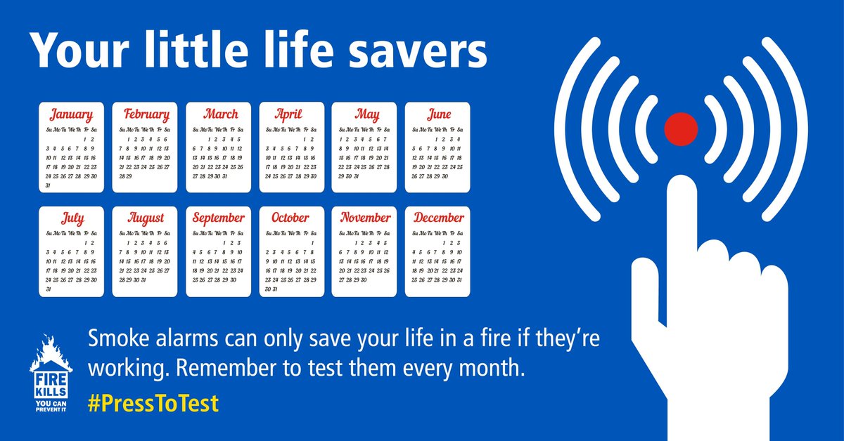 LondonFire's tweet photo. Smoke alarms save lives – you should have smoke alarms in every room where a fire can start. Don't forget to test them regularly. #FireKills 

You can make sure your home is fire safe by completing our Home Fire Safety Checker 👉 https://t.co/UXRgQ7zr5D https://t.co/OBYBrBqVIV