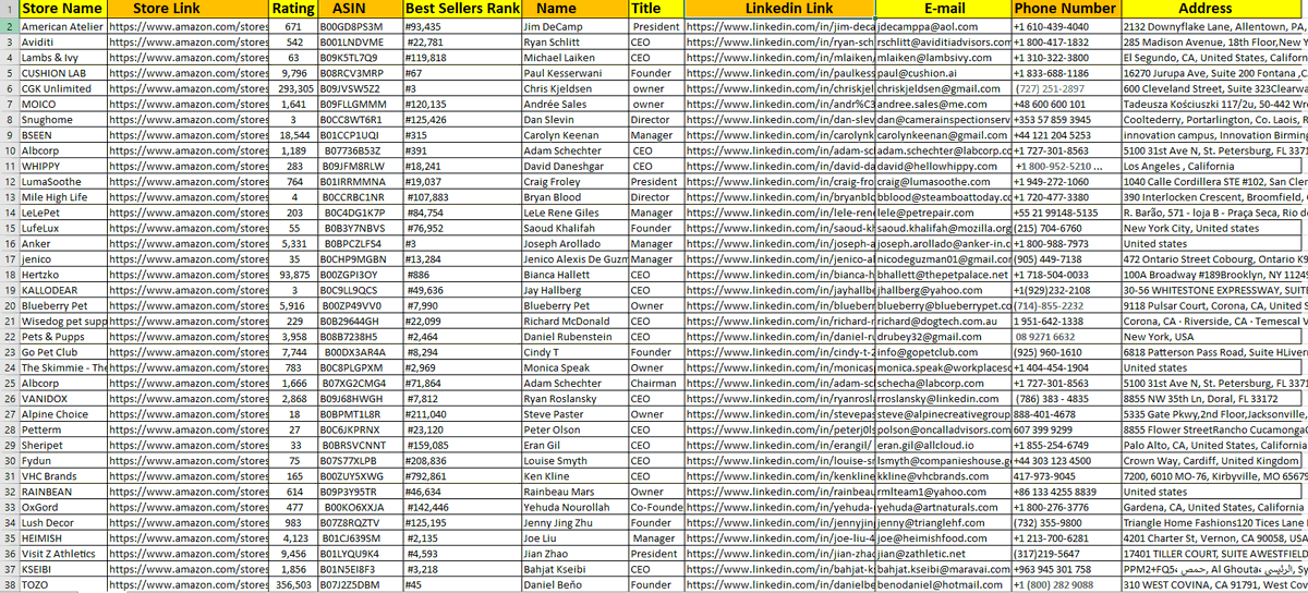 Ecommerce Lead Generation Services
I am Professional B2B lead Generation LinkedIn Lead Generation Prospect List Building Business Lead and targeted Lead Generation Expert. I have more than 4 years experience on Lead Generation.

contact us : rafisorker90@gamil.com