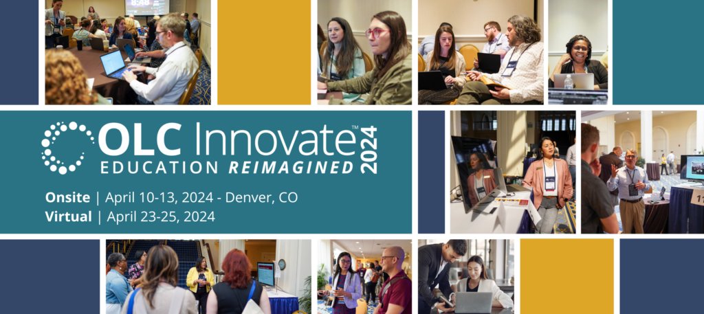 Every Learner Everywhere Network (@everylearnernet) on Twitter photo Last Call for Super Early Bird Rate for <a href="/OLCToday/">The Online Learning Consortium</a> Innovate 2024 in Denver April 10-13, followed by the virtual portion April 23-25. Save $75 with code IN24SEBD at checkout before November 30 to take advantage of this opportunity to save.
Register today: ow.ly/2EJq50QcsTV Last Call for Super Early Bird Rate for <a href="/OLCToday/">The Online Learning Consortium</a> Innovate 2024 in Denver April 10-13, followed by the virtual portion April 23-25. Save $75 with code IN24SEBD at checkout before November 30 to take advantage of this opportunity to save.
Register today: ow.ly/2EJq50QcsTV