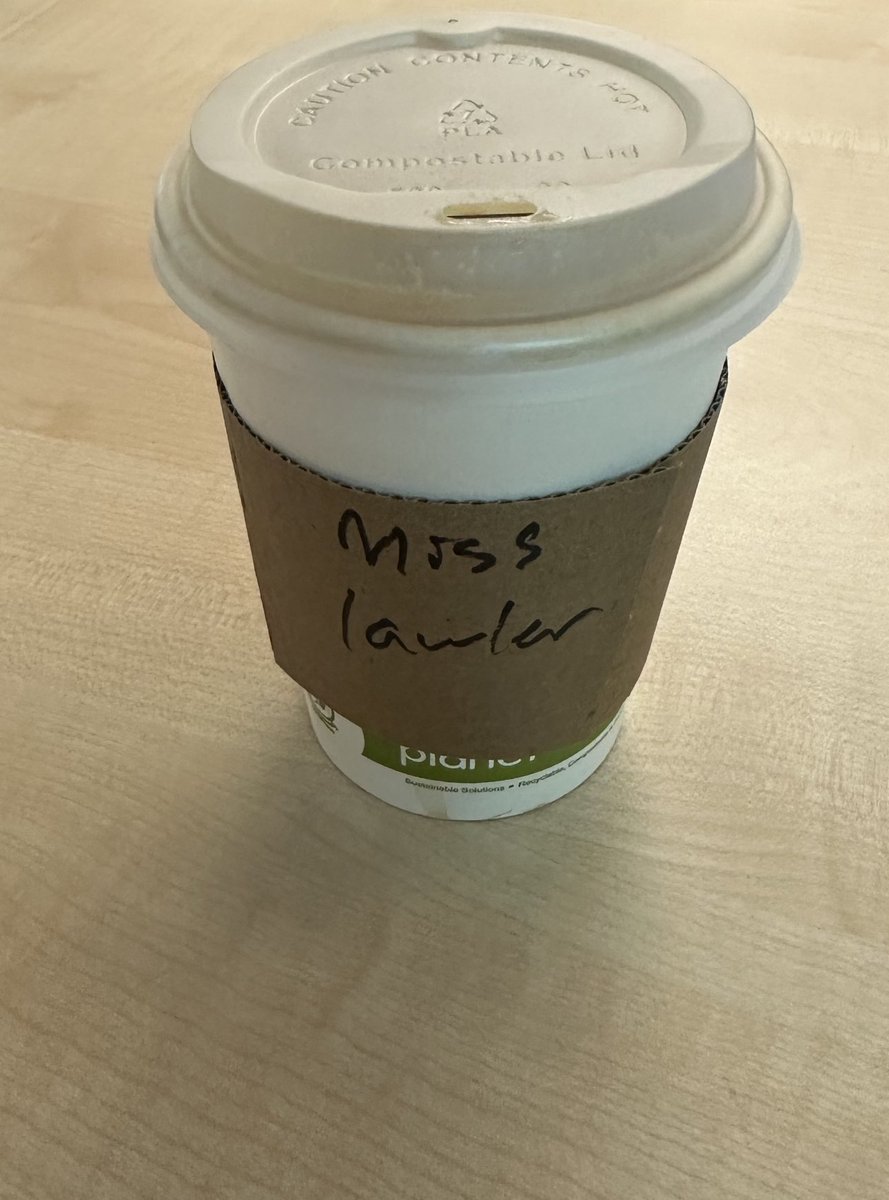 Thank you to our <a href="/BusinessCVHS/">CVHSBusiness&ICT</a> Young Enterprise group for my coffee again this morning! And to make it better, it was delivered by a Houldsworth pupil😎