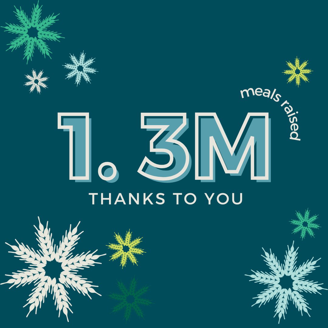 2HarvestMidTN's tweet photo. Thank you to everyone who gave on #GivingFoodDay! Because of your generosity, we raised enough to provide 1.3 MILLION MEALS to our neighbors facing hunger in Middle and West Tennessee! Together, we can keep plates full this holiday season. https://t.co/VCGyaQOYLe