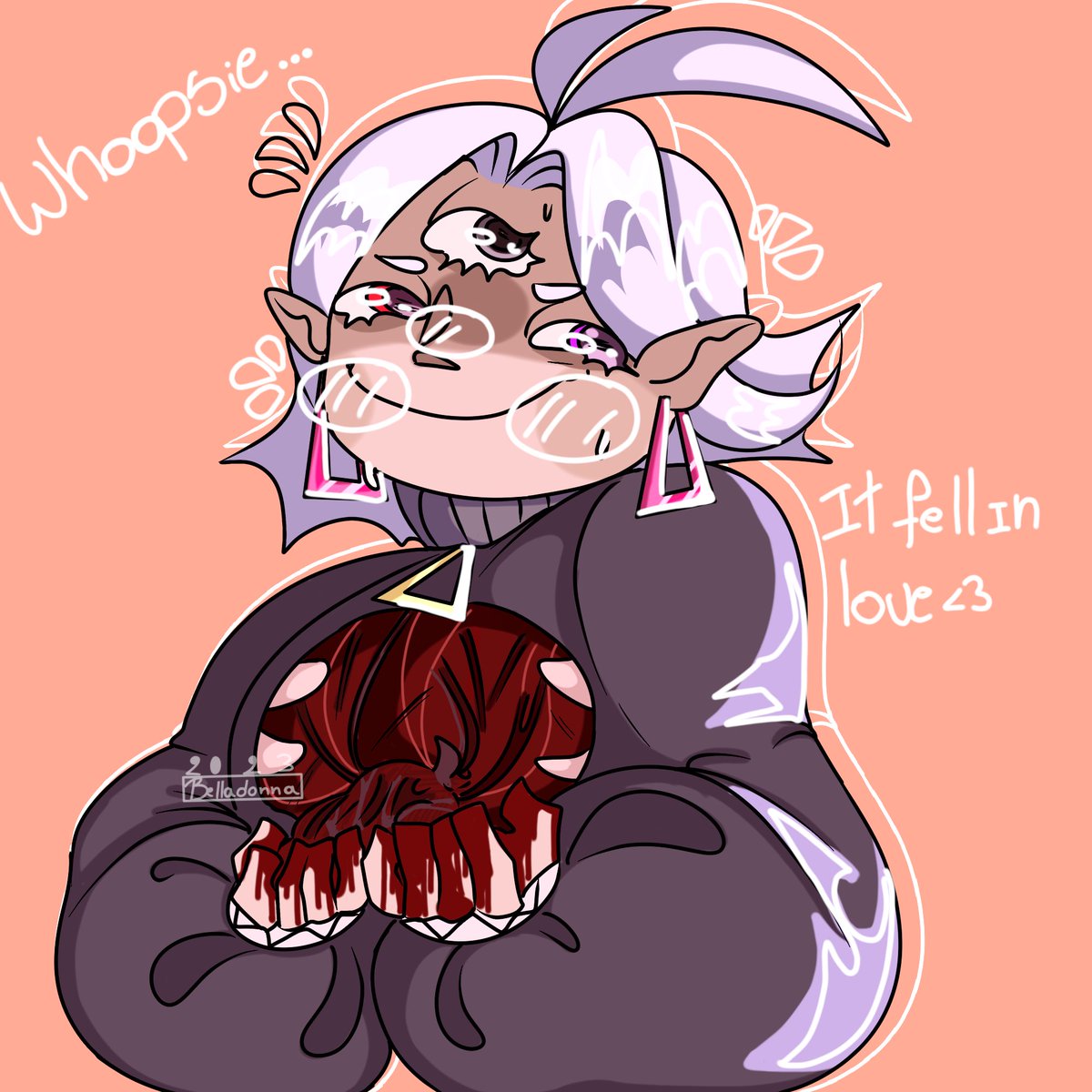 Tw//gore/heart out Whoopsie i fell in love <3 (This is so stupid lol)