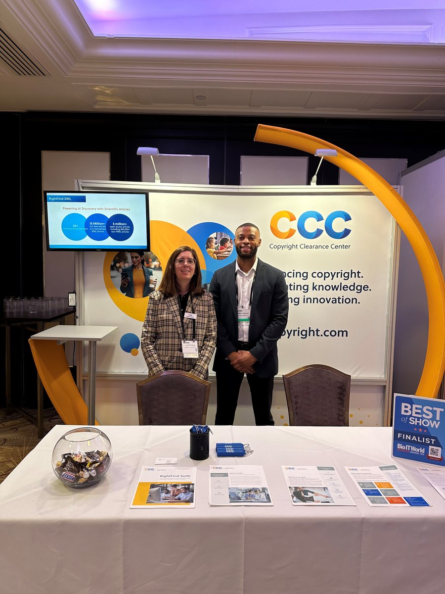 Greetings from London where CCC teammates Lucia and Robert are attending Bio-IT World Europe! If you're there, be sure to stop by Booth 3.