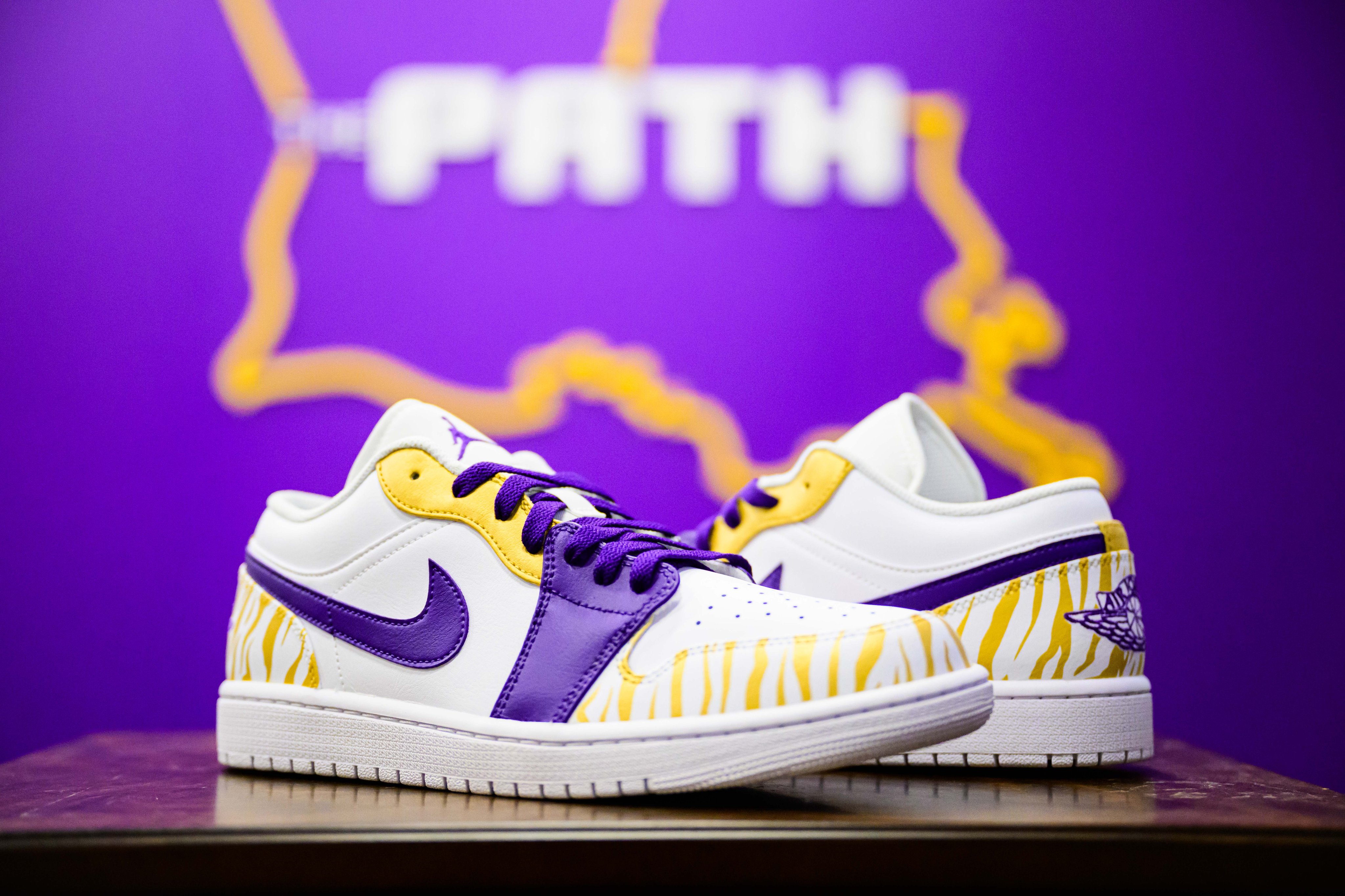 LSU Football on X Bid on BK s shoes from the Texas A M game and support Bayou Traditions the Official Collective of LSU Athletics https t y7ifHrBNdH https t ZEJngA6tcV X