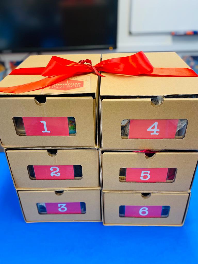 SaviourPrimary's tweet photo. What’s in the box? It’s Christmas 🎄 the children explored the meaning of Christmas with Hannah today and 🙏@COTSaviour for all the resources @SaviourFamilies @DbeManchester @RE_Adviser @BishMiddleton @deb63smith https://t.co/4DJRRsYnSG