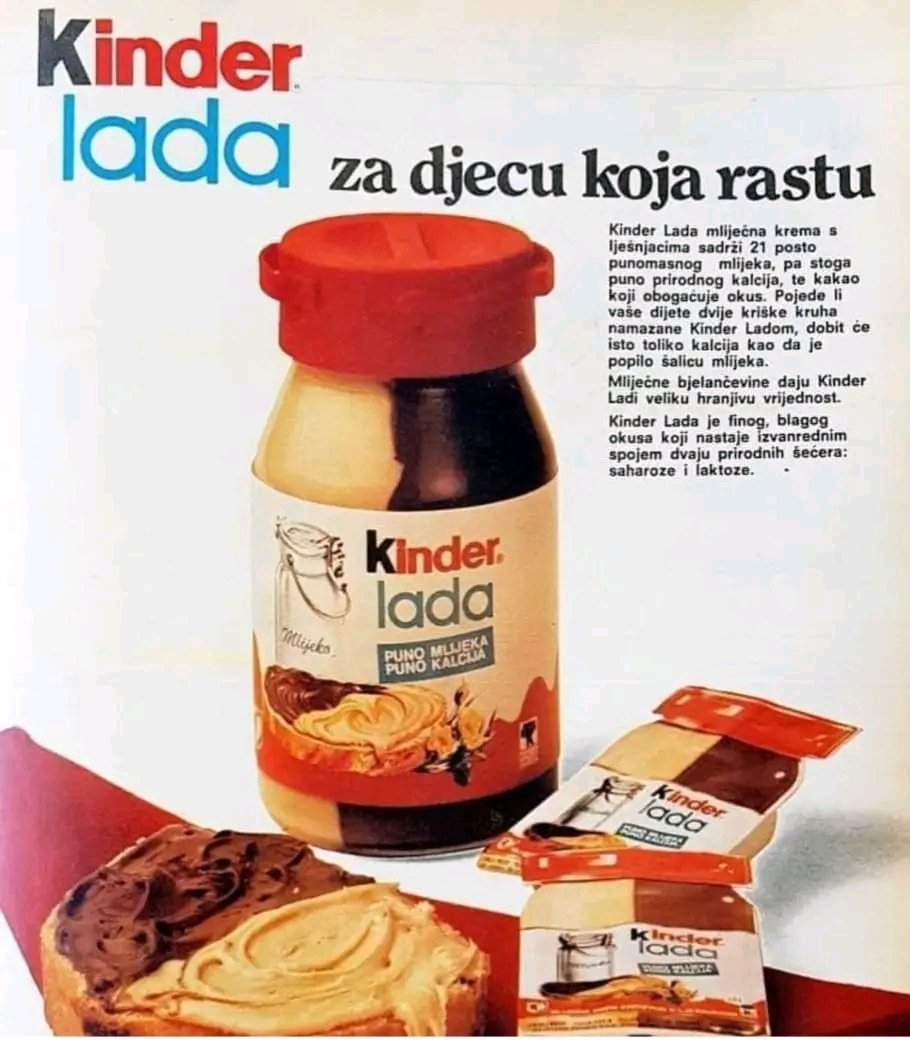 Današnja Nutela je smeće naspram nje