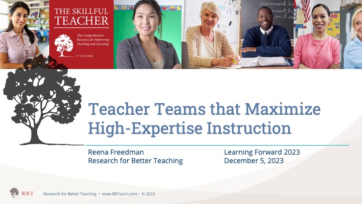 Reena Freedman (@reenafreedman) on Twitter photo 6 days until "Teacher Teams that Maximize High-Expertise Instruction" at Learning Forward 2023 in Washington DC! Will you be there? #RBTeach #SkillfulTeams #LearnFwd23 <a href="/TeachRBT/">Research For Better Teaching</a> 6 days until "Teacher Teams that Maximize High-Expertise Instruction" at Learning Forward 2023 in Washington DC! Will you be there? #RBTeach #SkillfulTeams #LearnFwd23 <a href="/TeachRBT/">Research For Better Teaching</a>