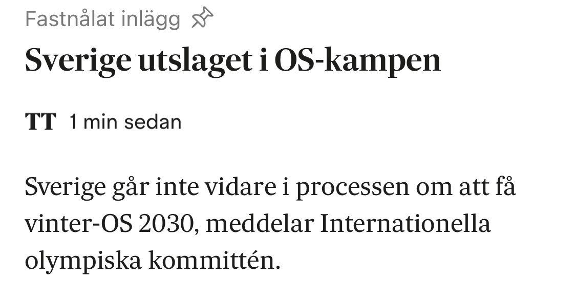 S_Lindeblad's tweet photo. Fantastisk nyhet! https://t.co/IBthpwH5kZ