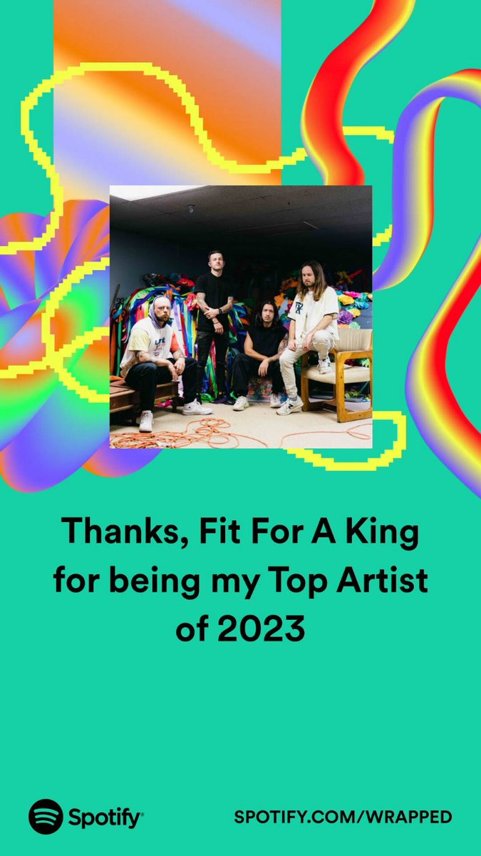 Hey thank's @fitforaking for writing awesome music and being my favorite band!!! See you guys January 26th in Harrisburg!