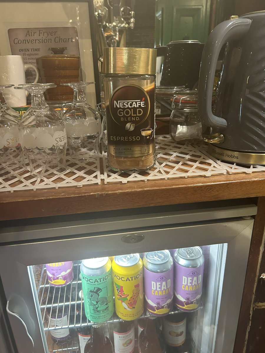 We thought you might like to know that in addition to our “wanky craft beers” &amp; IPAs we also have coffee which we hope is sufficiently shit for your taste @MikeBubbins <a href="/elisjames/">Elis James</a> 😉 we like to cater for every taste! Youre always welcome