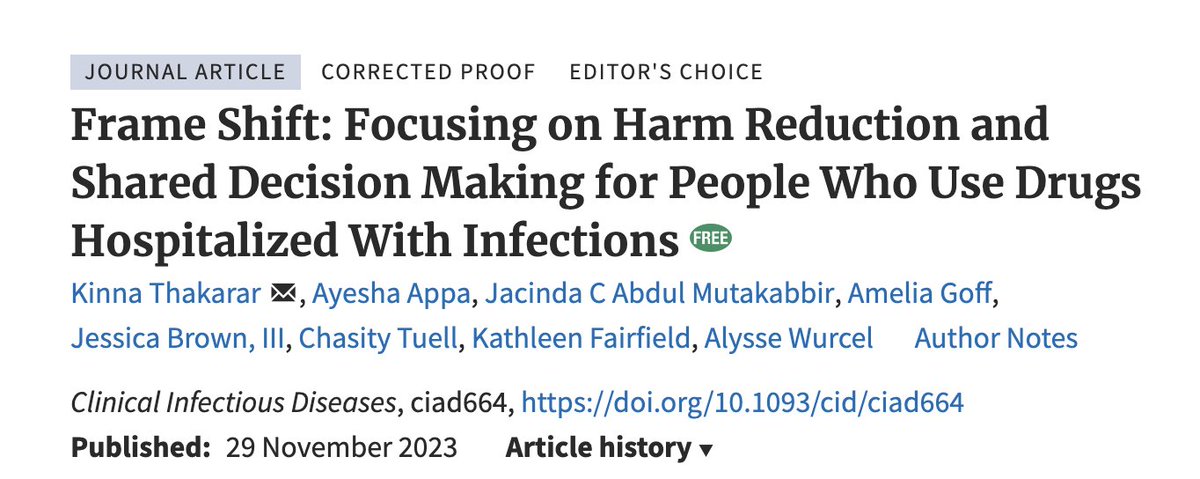 Alysse Wurcel MD MS FIDSA (@iddoc1978) on Twitter photo It is so cool when you get to work with people fierce about health equity for people who use drugs. @KinnaThakarar <a href="/JayCdoesID/">Jacinda Abdul-Mutakabbir (Dr.JAM) PharmD MPH</a> <a href="/AyeshaAppaMD/">Ayesha Appa</a> and Kathleen Fairfield, Jessica Brown, Amelia Goff, Chasity Tuell. INSERT FIRE EMOJI HERE x 3. academic.oup.com/cid/advance-ar… It is so cool when you get to work with people fierce about health equity for people who use drugs. @KinnaThakarar <a href="/JayCdoesID/">Jacinda Abdul-Mutakabbir (Dr.JAM) PharmD MPH</a> <a href="/AyeshaAppaMD/">Ayesha Appa</a> and Kathleen Fairfield, Jessica Brown, Amelia Goff, Chasity Tuell. INSERT FIRE EMOJI HERE x 3. academic.oup.com/cid/advance-ar…