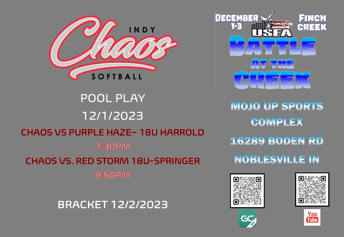 IndyChaos07s's tweet photo. We hit the turf this weekend. Be sure to follow all games live on gamechanger and YouTube. #letsgochaos #bringthechaos https://t.co/bcVCGNfDzr