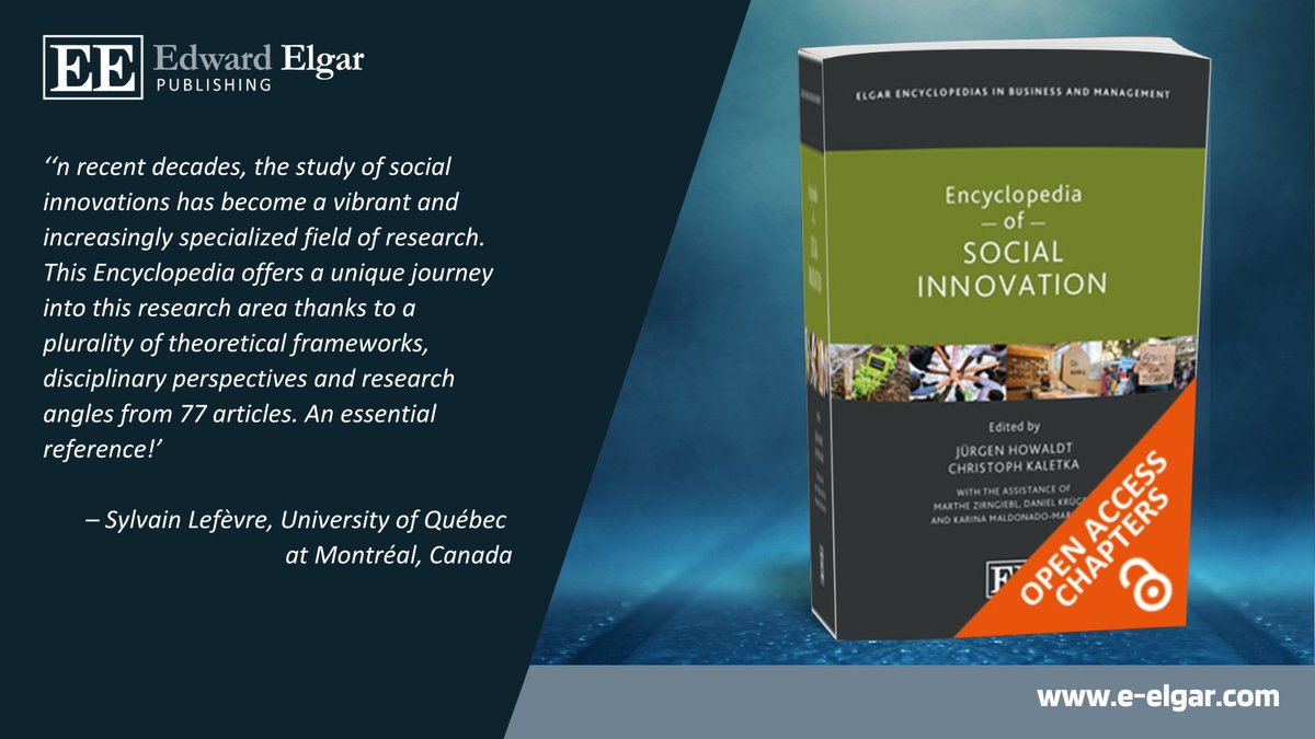 NEW Ency of #SocialInnovation Jürgen Howaldt &amp; <a href="/Christobal999/">Christoph Kaletka</a>  <a href="/TU_Dortmund/">TU Dortmund</a>
+Marthe Zirngiebl, Daniel Krüger
@KariMaldoM tinyurl.com/3skhd9dc
Sample tinyurl.com/2bv5zkxc
<a href="/CarolAndion/">Carolina Andion ❣️</a> <a href="/tmrergen/">Timur Ergen</a> @micheleleemoore <a href="/cian/">Cian O'Donovan</a> <a href="/GraziAlperstedt/">Graziela Alperstedt</a> <a href="/sbanerjeetiss/">Swati Banerjee</a> <a href="/shaban_tiss/">ABDUL SHABAN</a>
<a href="/FlorAvelino/">Flor Avelino</a>