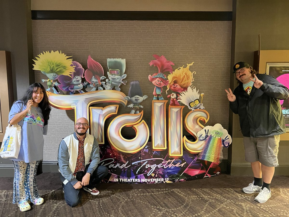 We saw Trolls: Band Together! Our episode about it is out NOW! Check it out on your favorite podcast app!

anchor.fm/dreamjerkspod/…

#trolls #TrollsBandTogether #DreamWorksAnimation #dreamworks #DreamWorksTrolls #podcast