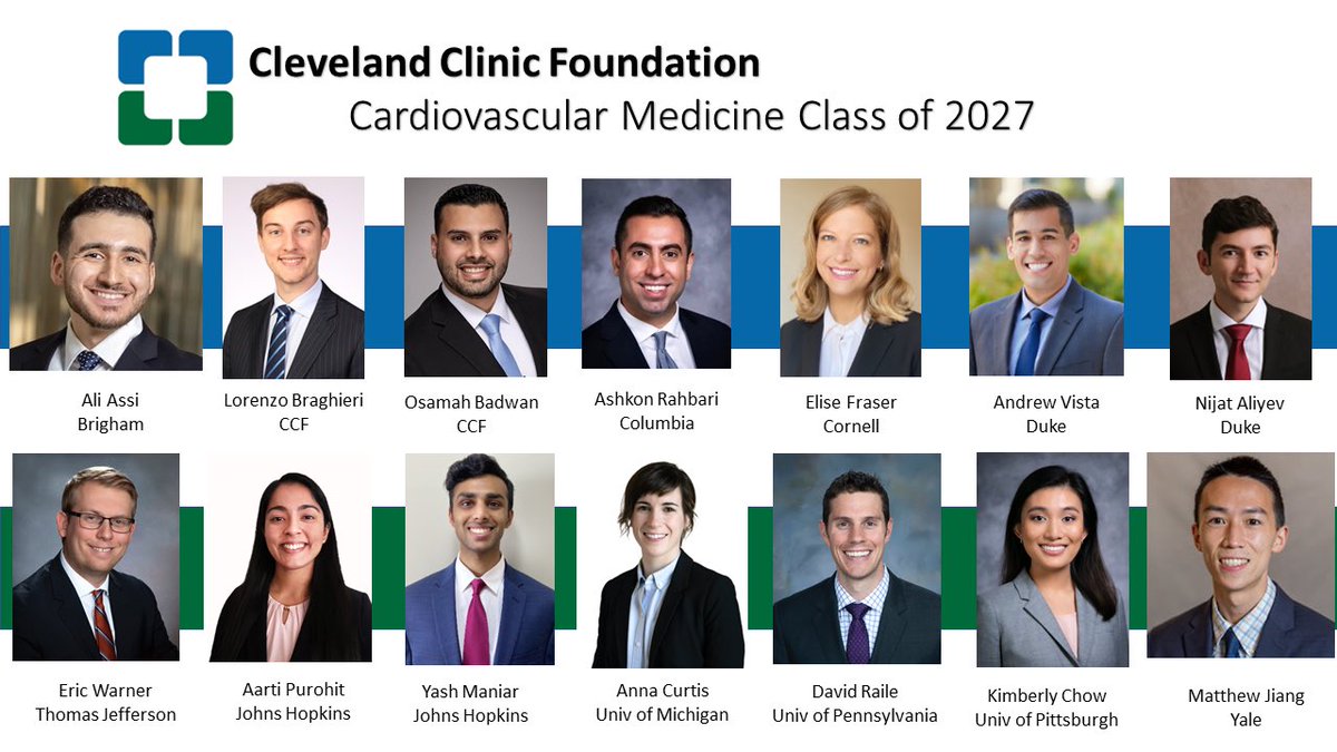 HAPPY MATCH DAY! We are so excited to announce the CCF Cardiology Class of 2027! 🥳🎊🎉 They are truly the best of the best. Welcome to the #CCFCardsFam! @venumenon10 @tavrkapadia @LarsSvenssonMD @RanLeeMD @nakhla_s @MichaelFaulx