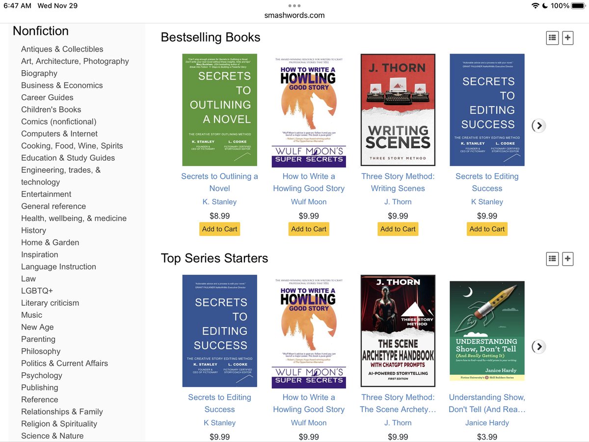 WulfMoon1's tweet image. How to Write a Howling Good Story is still a top bestseller week 3. Around 1,000 books went out this month! Got yours?⭐️⭐️⭐️⭐️⭐️
#writingbooks #writingtipsandtricks #writingcommunity #booktok #booktoday #writingtips #writerscommunity #writinginspiration #NaNoWriMo #writerslife