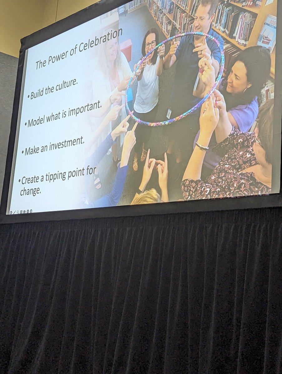 Great session with <a href="/scarr9808/">Scott Carr</a>! Relevant &amp; realistic strategies for celebrating staff and students! #atPLC <a href="/SolutionTree/">Solution Tree</a>