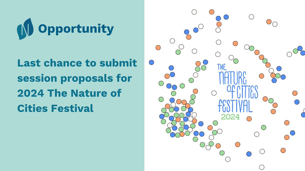 1⃣ December is the last chance to submit session proposals for #TNOCFestival2024 Virtual 25-26 April + Berlin 4-7 June 2024 The 2024 theme 🟢The Distance between DREAMS AND REALITY IS ACTION🔵 Put on your thinking hats 🎩networknature.eu/last-chance-su…