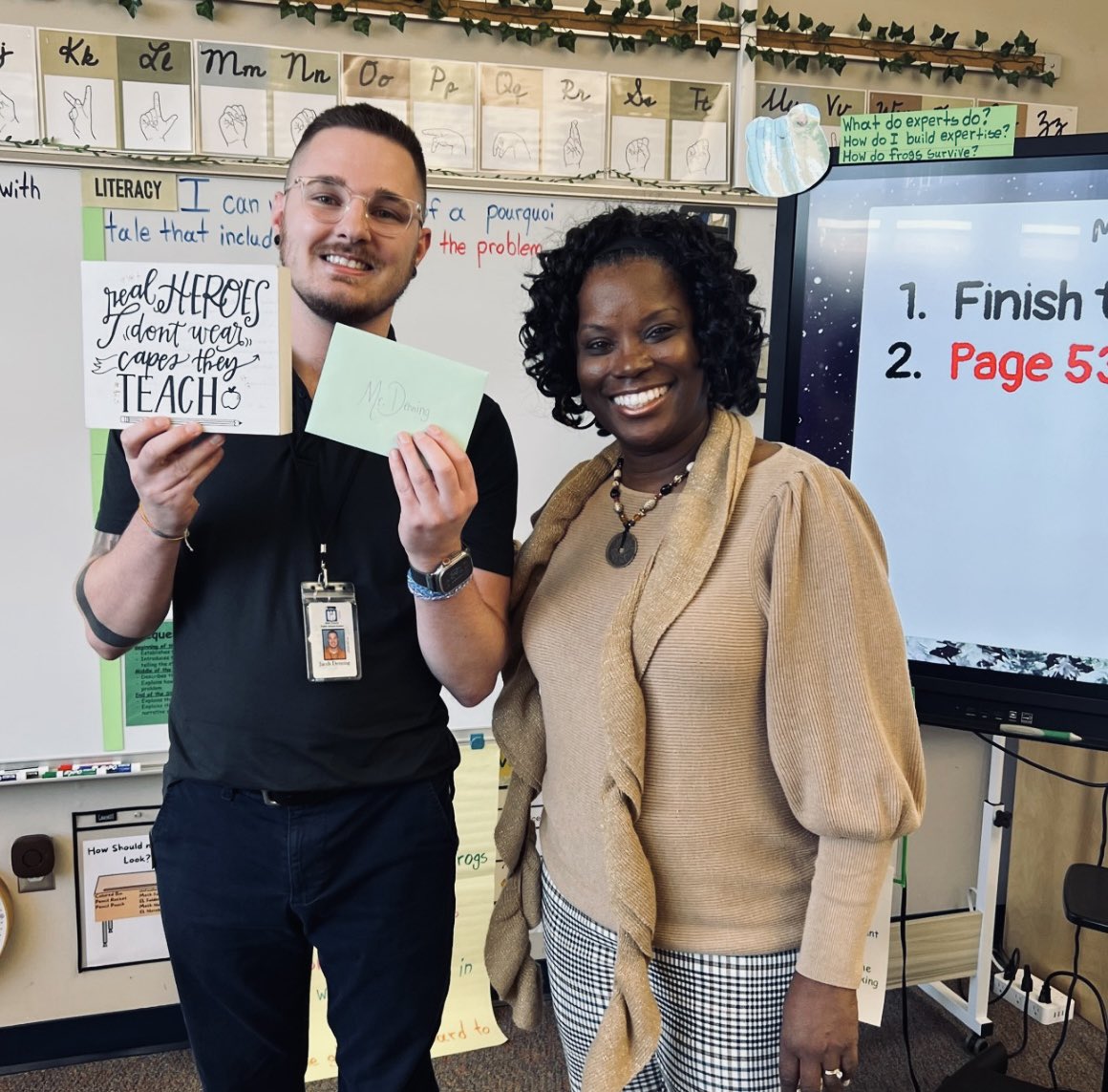 MrJacobDenning's tweet photo. Honored to be named @smithmagnetes DKP First Year Teacher of the Year ❤️
#firstyearteacher #education #global #3rdgrade https://t.co/bPwumyM0Lf