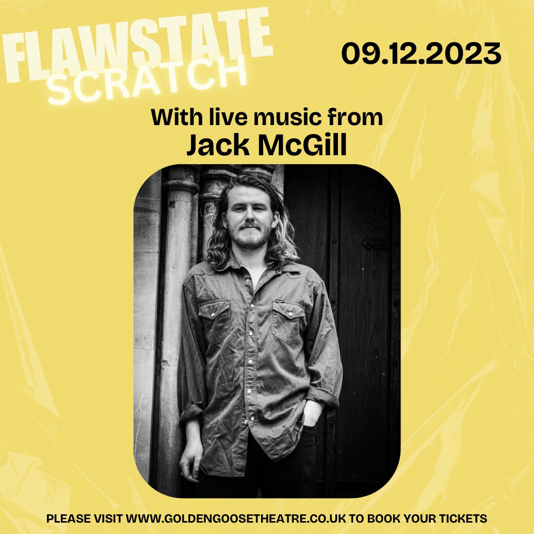 ⚡️SATURDAY’S LIVE MUSIC⚡️

From Jack McGill

Book your tickets via goldengoosetheatre.co.uk/whatson/flawst… 🪩🪩🪩