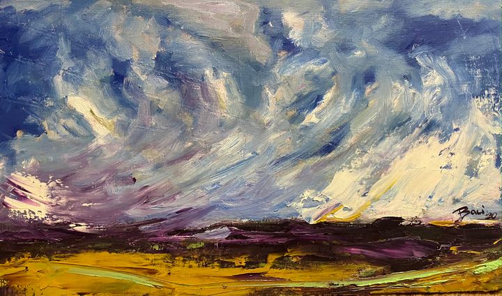 baci85's tweet photo. Art of the Day: "Landscape in Turmoil". Buy at: https://t.co/REFr370GLe https://t.co/CSzrNBxS6u