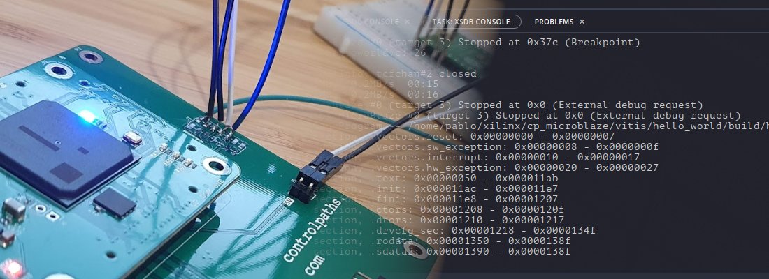 controlpaths's tweet image. Did you know that you can use the #RP2040 microcontroller as a #JTAG cable? In this article I use it to configure and #debug a Microblaze soft-core running on the CP SOM ONE. Check it out! 
controlpaths.com/2023/11/25/pro…