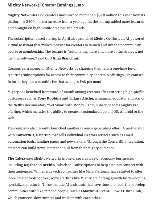 We’re calling it—2024 is the year of the first $100M community

And now is the time to redefine what community means. 🧵👇