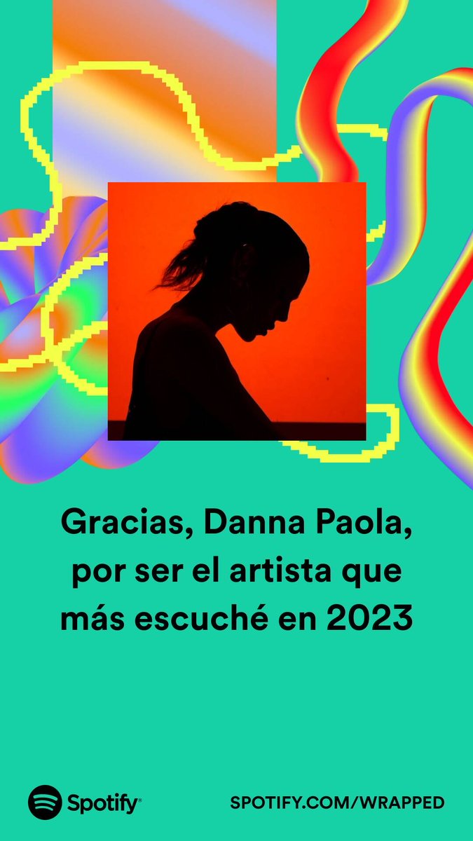 Gracias, Danna Paola, por toda la música. Este año no pude dejar de escuchar 1Trago. #Mi2023enSpotify  ⁦<a href="/dannapaola/">nini 🎀</a>⁩  open.spotify.com/artist/5xSx2FM…