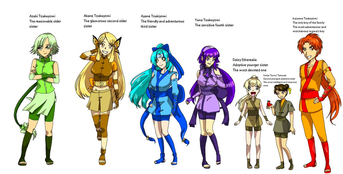 farah_idris's tweet photo. Ayane and her siblings based on me and my siblings https://t.co/YIElMZ0sNi