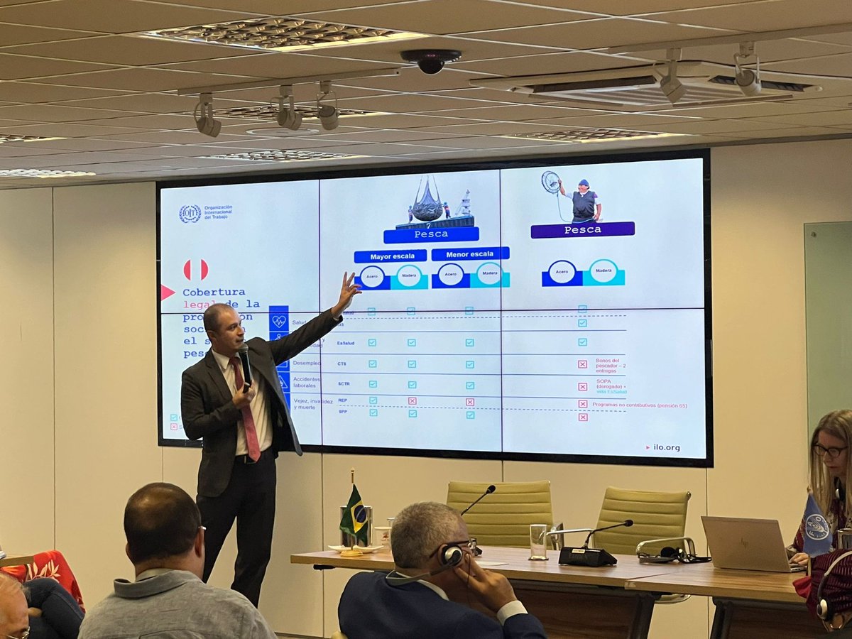 Dia 2 – Workshop #SocPro4Fish!🐟

👉Compartilhando experiências do #Brasil, #Tunísia, #Colômbia, #Paraguai, #Peru, #Chile, #CaboVerde.

Aprendendo com o projeto da <a href="/ilo/">International Labour Organization</a> sobre trabalho decente no 🇵🇪 e  🇪🇨, e com o projeto da <a href="/ICSF1/">ICSF</a> sobre #ProteçãoSocial em #SIDS no setor da #Pesca