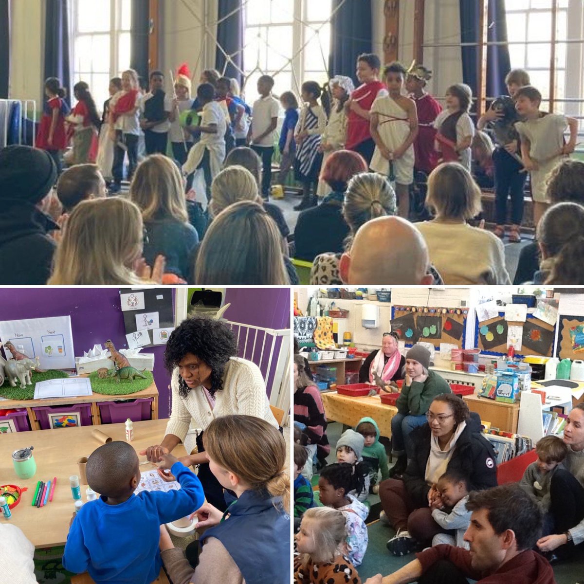 IvydaleHT's tweet photo. Ivydale parents are committed to supporting children���s learning - this week Year 3 presented their Roman assembly, nursery have run story sack workshops and we started our #EarlyWordsTogether sessions. #PartnersInLearning #Community #LearningForLife https://t.co/q661aV6C6g