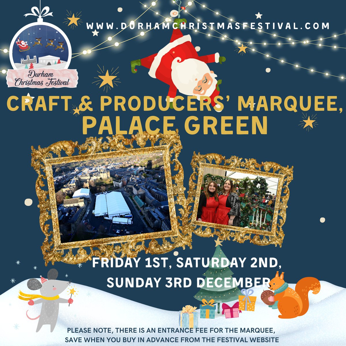 It all starts on Friday in the heart of Durham.  3 days, 3 markets, 225 small businesses ... your Christmas sorted! 🎄🎄🎄