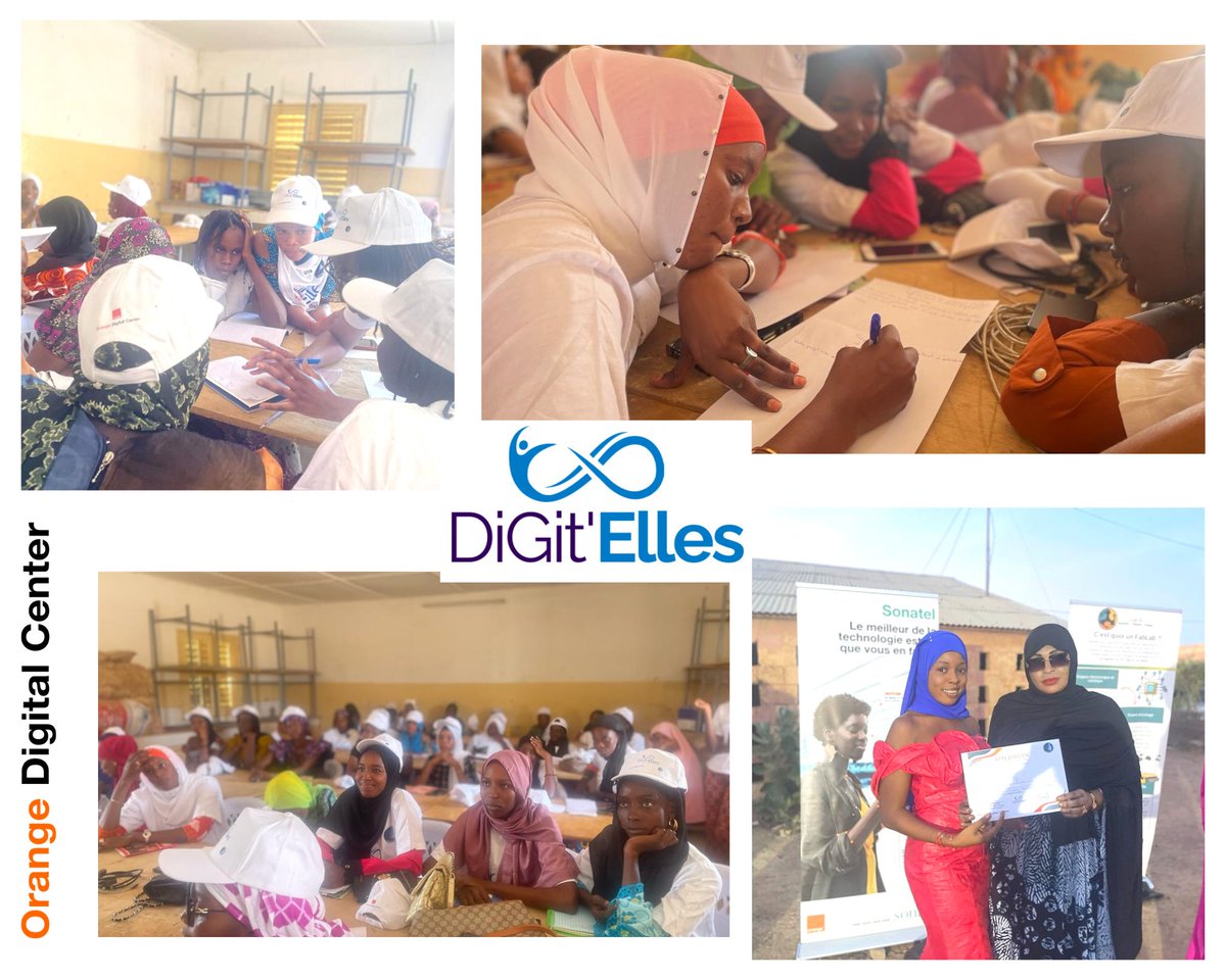ODCSenegal's tweet photo. ✨ Temps forts du programme Digit’Elles à Matam ! 🚀 En partenariat avec @DigitalNisa, ce programme est en plein essor pour l'inclusion numérique des filles. #Ensemble célébrons les succès et inspirons la prochaine génération de femmes dans la tech ! 💻
#WomenEmpowerment 
#Matam https://t.co/jMwHhPT00V