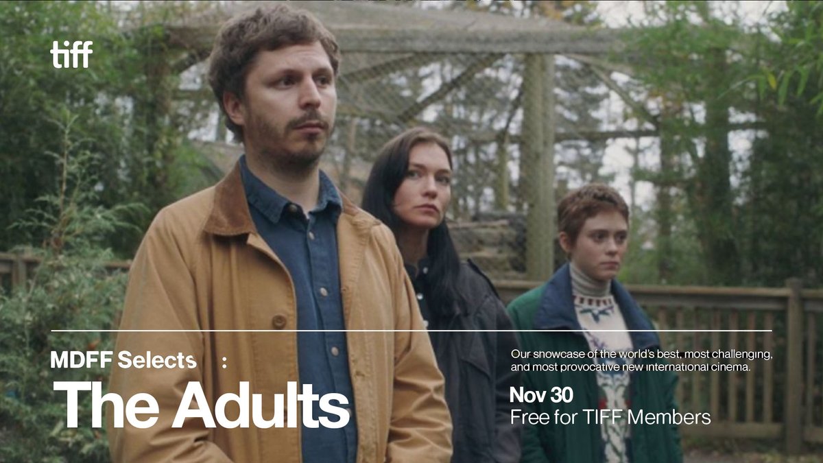 This Thursday at @TIFF_NET we are excited to host the Toronto premiere THE ADULTS by Dustin Guy Defa, who has been a regular fixture at MDFF Selects over the last decade. Introduction by Kazik Radwanski (@redvineski) followed by a post-screening Q&A with actor Hannah Gross.