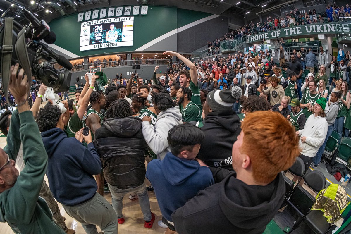 Thank You Viking Fans!!! The atmosphere was incredible last night!!! That was the loudest it’s ever been in Viking Pavilion!!! We couldn’t of done it without you!!!! That one was for EVERY Viking, Past &amp; Present!!!