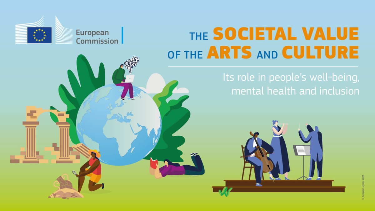 Mental health issues are impacting an increasing number of people in Europe. Looking for ideas to help overcome them? ✨ 🔎 Explore the power of art & culture on people’s resilience & well-being with our new policy brief! europa.eu/!b6y7Hn